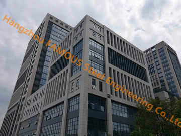 China De bureaubouw de Staalbouw Met meerdere verdiepingen met de Bekledingssysteem van de GlasGordijngevel leverancier
