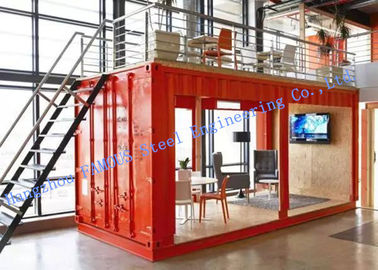 China De gemakkelijke Aangepaste Installatie wijzigde het Prefabhuis van de Opslagcontainer voor Tijdelijke Aanpassing leverancier