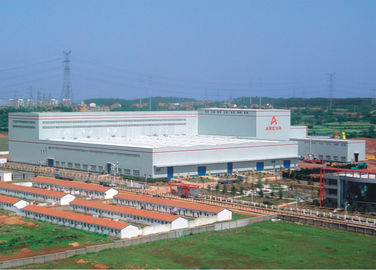China Besproken Gemaakt Metaalpakhuis de Industriële Normen van Staalgebouwen ASD/LRFD leverancier