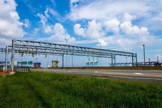 China Douane Trisnaar Vier van het de Structurenstaal van de Snaar Luchtspanwijdte van de de Tolbrug het Tekenbrug leverancier