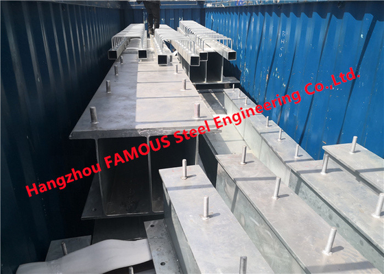 China 560 Ton de Gegalvaniseerde van de Staalstructuur Leden voor Uitgevoerde Brug leverancier
