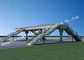 De gemakkelijke Installatie Geprefabriceerde Voetbrug van Skywalk van de Staalstructuur leverancier