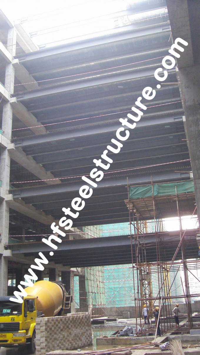 De douane prefabriceerde Industriële Q235, Q345 de het Staalbouw Met meerdere verdiepingen van de Staalopslag 2