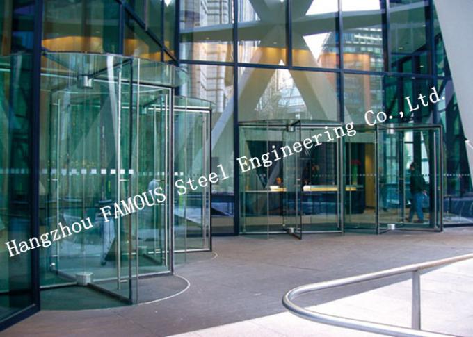 De moderne Elektrorevoling-Deuren van de Glasvoorgevel voor Hotel of Winkelcomplexhal 0