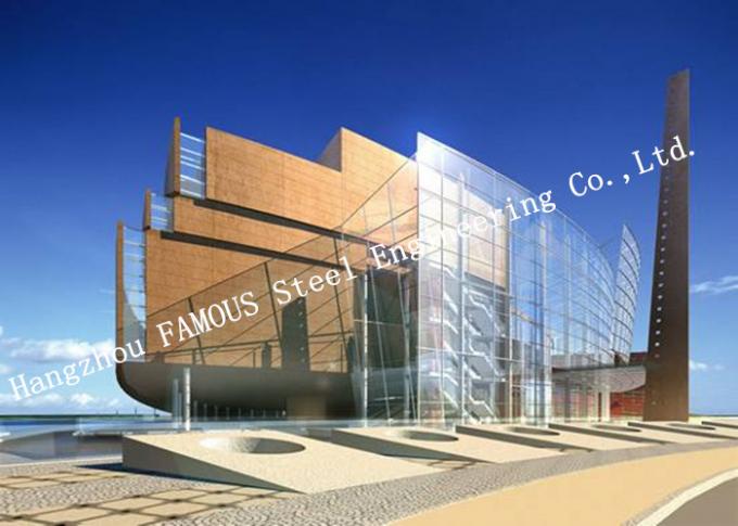 Gordijngevel van het de Isolatie de Dubbele Glas van het aluminiumkader Voor de Commerciële Bureaubouw 0