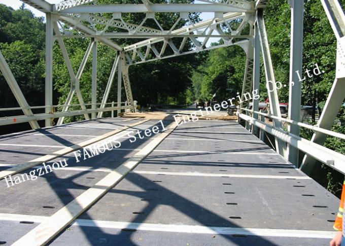 Norm van het Staal Modulaire Bailey Bridge Truss Girder America van AWS de D1.1D1.5 Vervaardigde 0