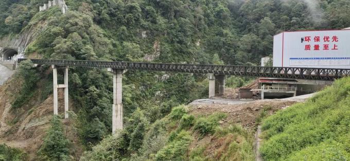 laatste bedrijfsnieuws over Verscheidene Staal Bailey Bridges werd voltooid in de Lijn Sichuan-Tibet  1