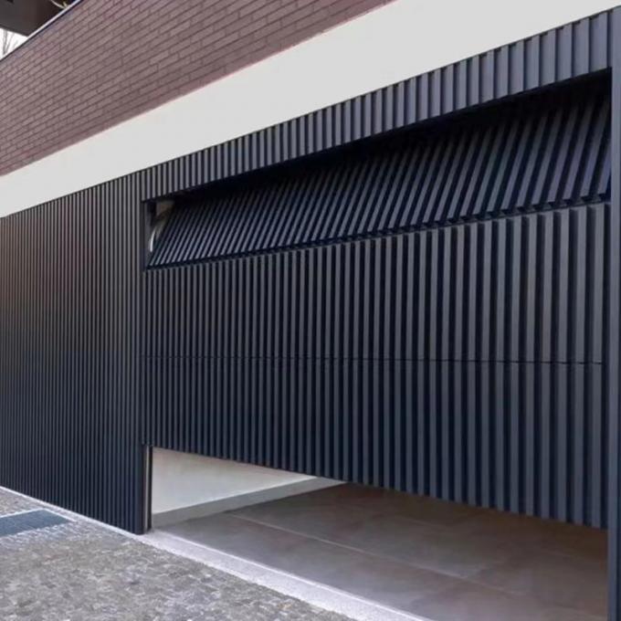 Makkelijke installatie Aluminium garagedeur met weerweer 0