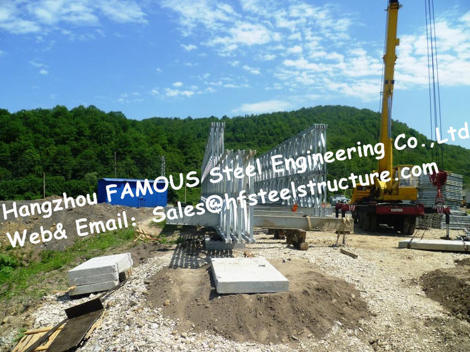 Brug van het Staal Structurele Vestingmuur van staalfabricator de Levering Geprefabriceerde van Versterkt Staal Q345 0