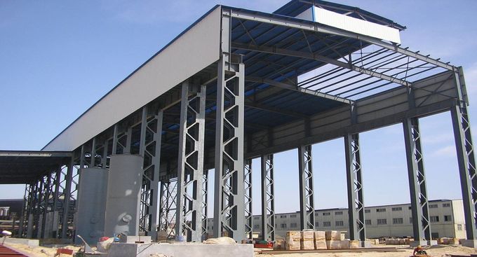 De gegalvaniseerde Fabriek van Structureel Staalfabrications wierp Gebouwen voor de de Industriebouw af 0