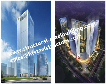 China Q345B staal prefabgebouwen met meerdere verdiepingen voor Woonhotel en Bureau Vervaardigde Contractanten leverancier