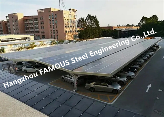 China Aangepast waterdicht fotovoltaïsch paneel Aluminium zonne-PV carports montagesysteem leverancier