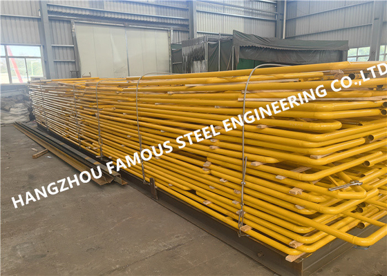China Verfde Q235b Staal Structurele handrail hek Fabricaties Omringend systeem leverancier