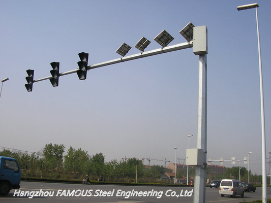 China Q345 Verkeerstekenstructuur voor Verkeers Controlesystemen en Camera's leverancier