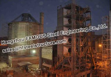 China Industriële het Cementinstallatie van Structureel Staalfabrications Bolivië leverancier