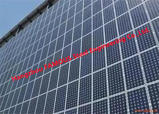China Photovoltaic Zonne Aangedreven GlasGordijngevel Systeem van de Bouwmodules leverancier