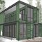 Modulaire Luxe het Leven Containergeprefabriceerde huizen met Glasmuur leverancier