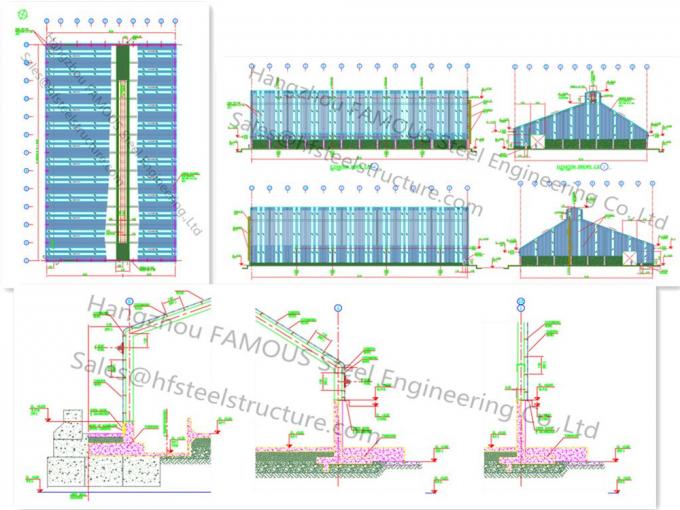 De burgerlijke bouwkunde Structurele Ontwerpen van de staalworkshop voor Fabrications 3