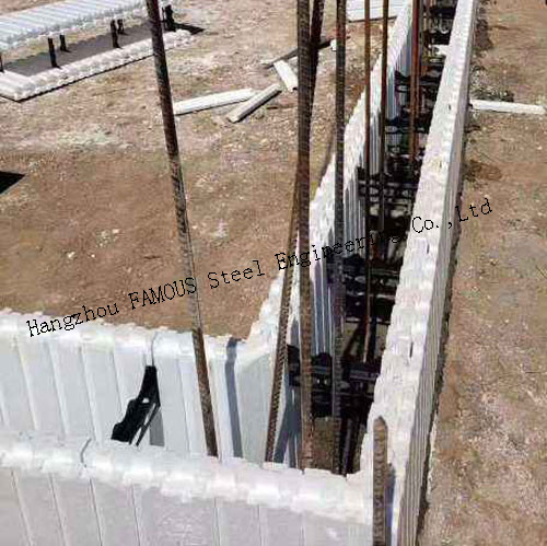 T Kolom Gestapelde EPS buildblocks isoleerde concrete Vormen ICFs 2