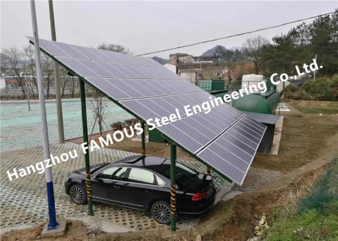 Energie die Structuur Geanodiseerd Photovoltaic Comité Aluminium Zonnepv Carports produceren 0