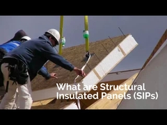 Structurele geïsoleerde OSB EPS PU XPS PIR Sandwich Wall SIP-panelen