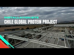 Gegalvaniseerde Q355b Staalconstructies Fabricatie Staal magazijngebouwen